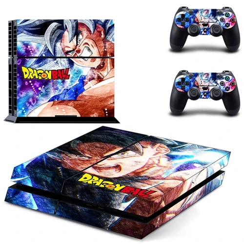 HOMEREALLY Кожа Dragon Ball Sun Goku наклейка для ps4 наклейка для sony playstation 4 консоль и контроллер ps4 pro стикер кожи - Цвет: PS4 console skin