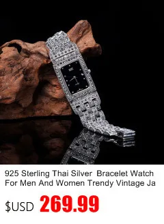 925 пробы тайский серебряный браслет с леопардовым принтом женские Модные Винтажные роскошные часы ручной работы браслеты ювелирные украшения