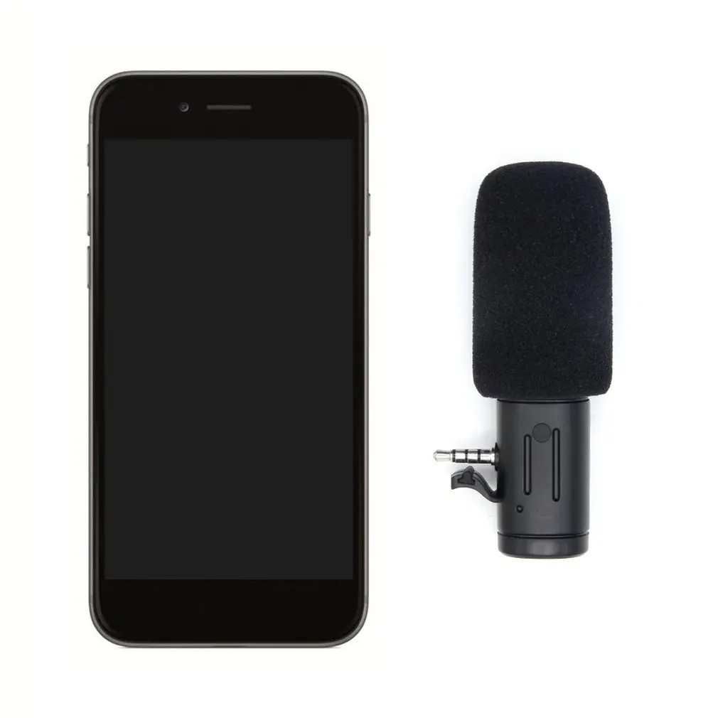 MIC-02/MIC-06/MIC-07/MIC-07 Pro 3,5 мм микрофон для мобильного телефона/камеры Запись видео супер-Cardioid указывающий стерео микрофон
