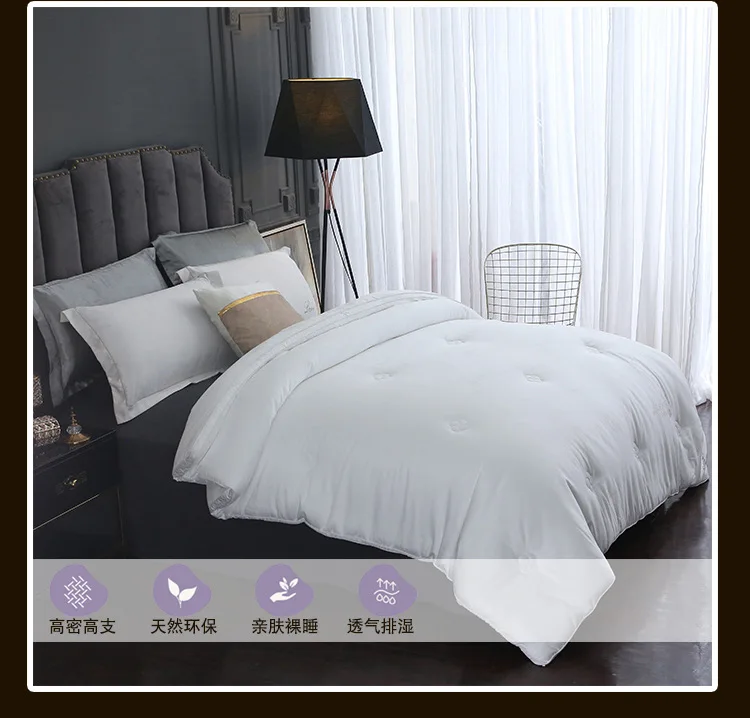 Manufacturers Direct Supply Milk Protein Was Pure Cotton Jacquard Blanket Cotton Skin Winter Duvet Insert Wholesale a Generation