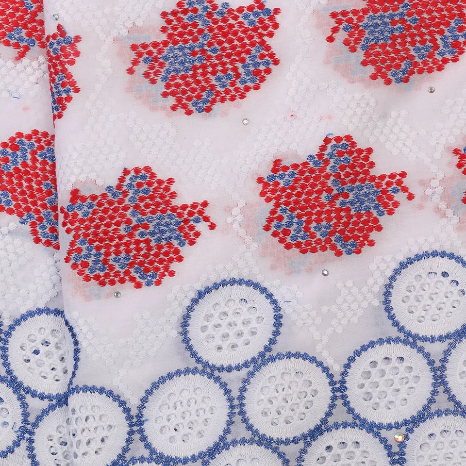 NIAI швейцарская вуаль кружева в швейцарской Африканской вуали кружевная ткань Высокое качество хлопок нигерийские сухие кружевные ткани XY2984B-7