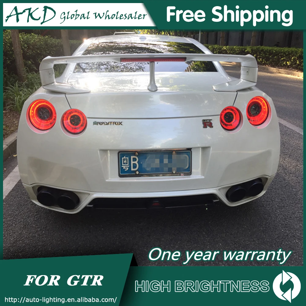 Задний фонарь для автомобиля Nissan GT-R 2009- GTR светодиодная сигнальная лампа Противотуманные фары DRL дневные ходовые огни тюнинг автомобильные аксессуары