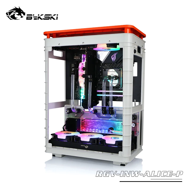 BYKSKI Acrylic Board Water Channel Solution use for IN WIN Alice case / Kit for CPU and GPU Block / Instead reservoir BYKSKI Acrylic Board Water Channel Solution use for IN WIN Alice case / Kit for CPU and GPU Block / Instead reservoir