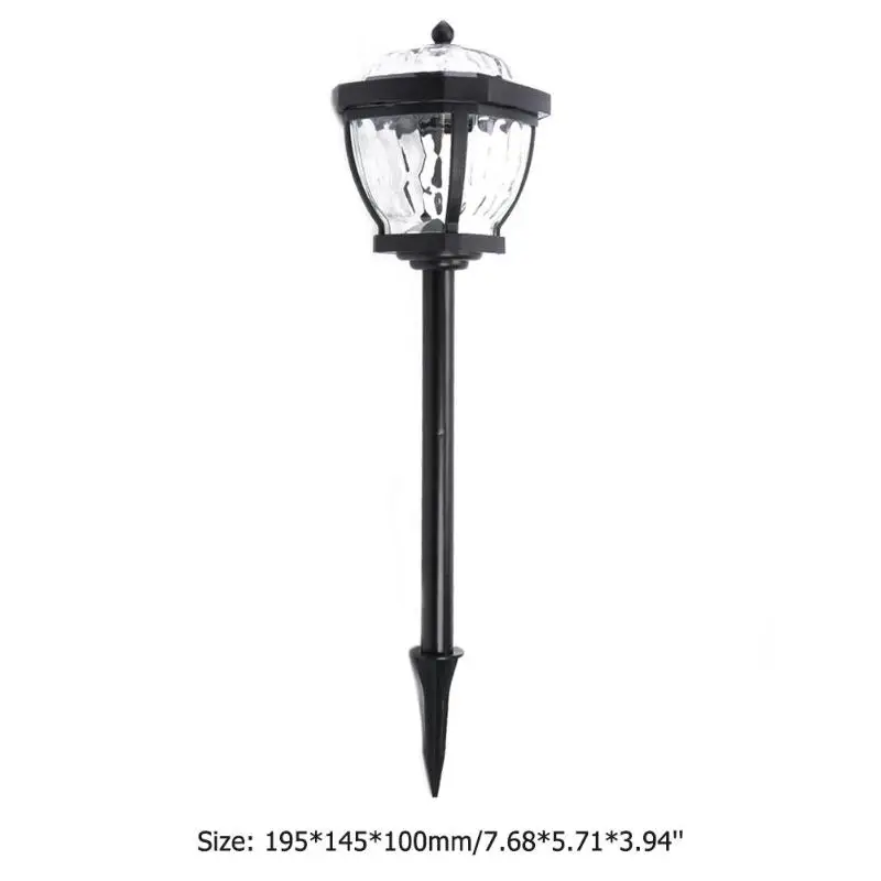 2 шт. Солнечная энергия светодиодный светильник для газонов антикоррозийный