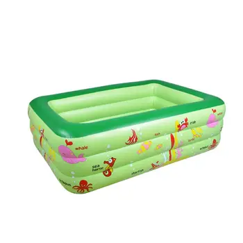 

Summer Inflatable Swimming Pool Outdoor Backyard Inflated Kids Adults Foldable Bathing Tub
