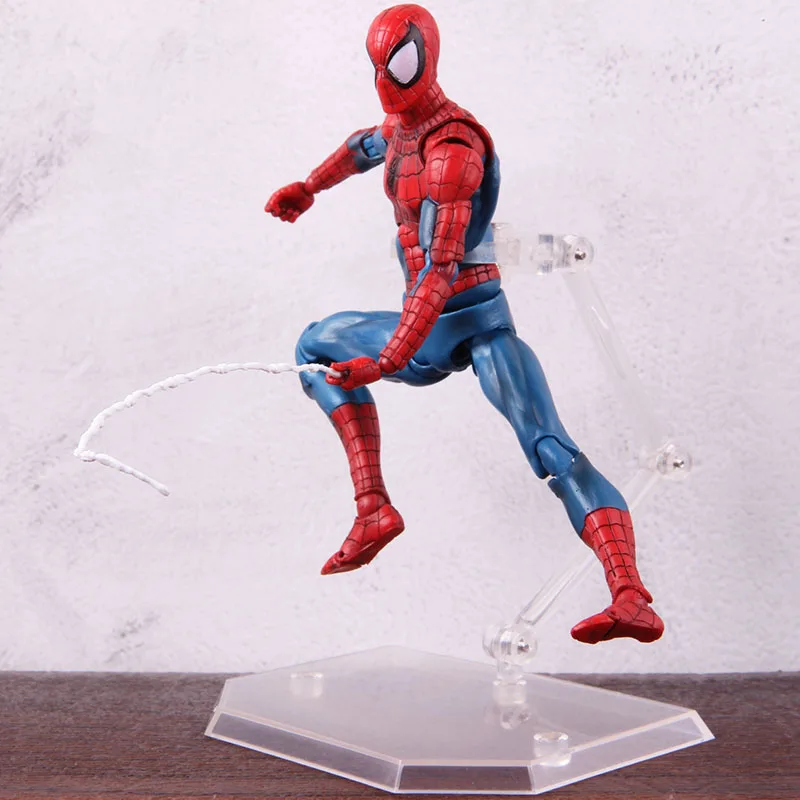 Мстители MAFEX № 075 человек-паук удивительный человек-паук ПВХ фигурка Коллекционная модель игрушки