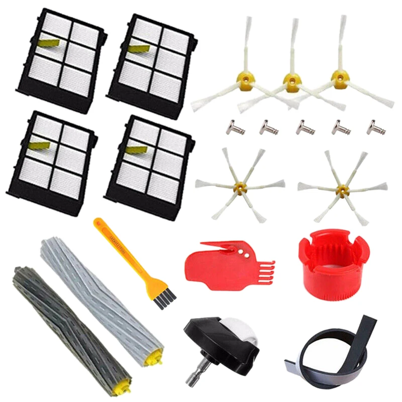 

Main Side Brushes Replacement Kit for IRobot Roomba 800 805 860 861 866 870 871 880 885 966 980