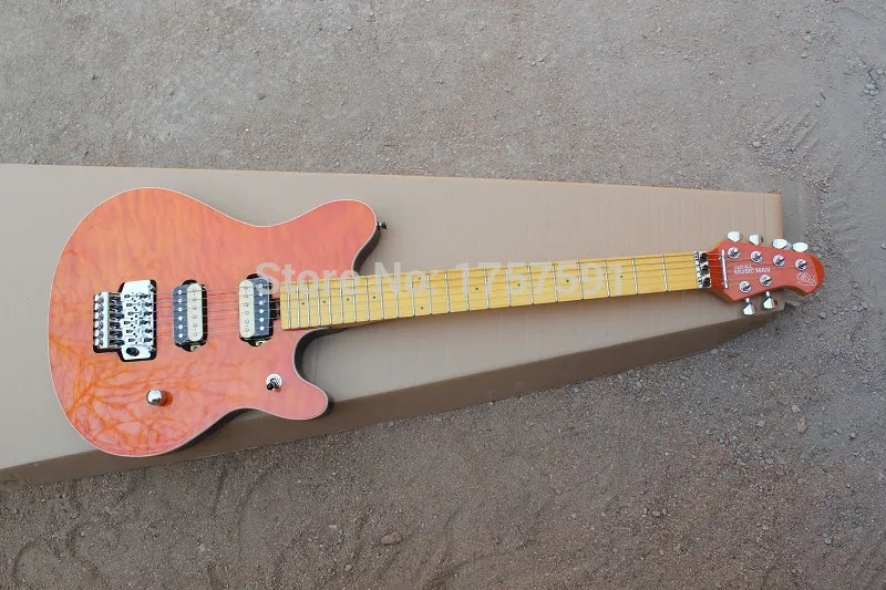 

2019 HOT wholesale High Quality 6 Strings Maple Finger Board Music Man Ernie Ball Axis red Eelectric Guitar
