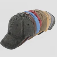 2023 New Vintage Washed Cotton Baseball Cap Parent Kids Sun Hats For Boy Girl Spring Summer Snapback Baby Hat 1