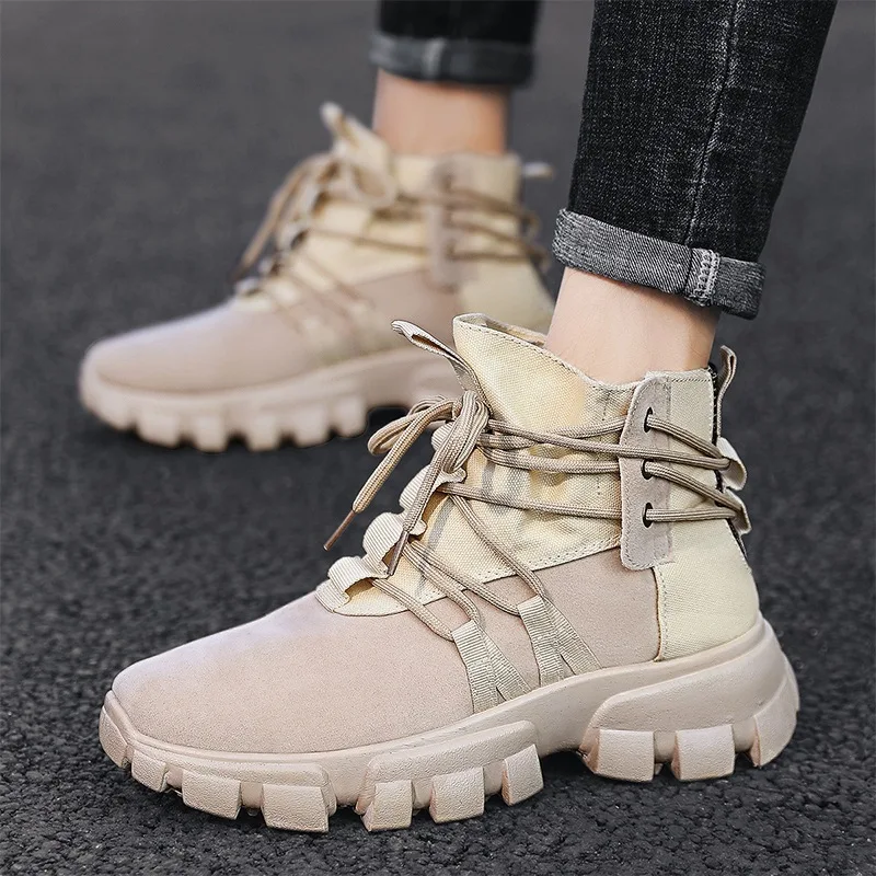 

MEN'S Shoes Autumn 2019 New Style Trend Versatile Casual Trendy Shoes Men Athletic Shoes Hight-top Casual BOY'S Basketball Shoes