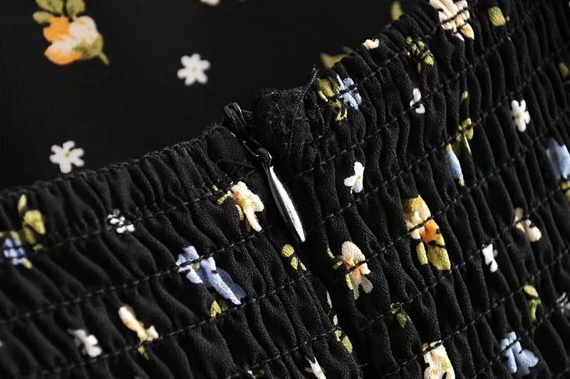Летнее платье, женские вечерние платья kawaii cami midi, сексуальное платье с открытой спиной, винтажное элегантное платье с цветочным рисунком, корейские платья черного цвета