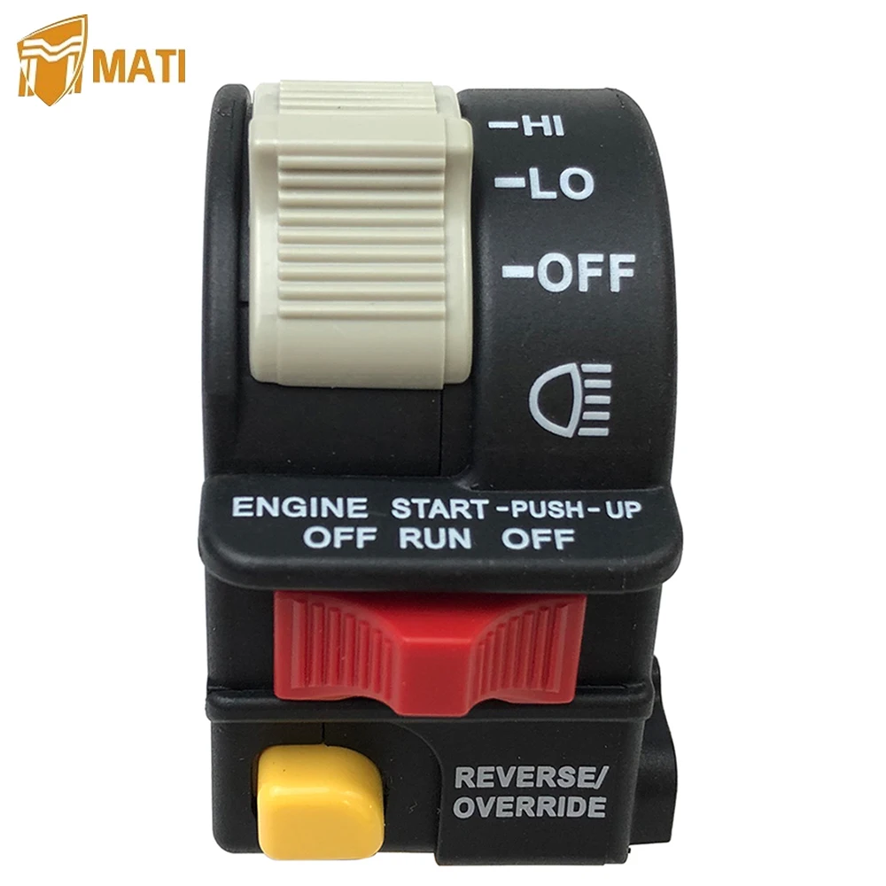 Left Handlebar Switch for Polaris Magnum Diesel Scrambler Sportsman Trail Boss Xpedition Xplorer 325 335 400 425 500 4010262 solenoid switch starter relay for polaris scrambler 500 sportsman 400 450 500 550 570 800 850 ace 325 570 sp etx 4012001 4010947