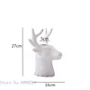 Creative Ceramic Vase Deer Head Elk Animal Head Simulation Animal Ceramic Crafts Flower Arrangement Flower Vase Home Decoration 6