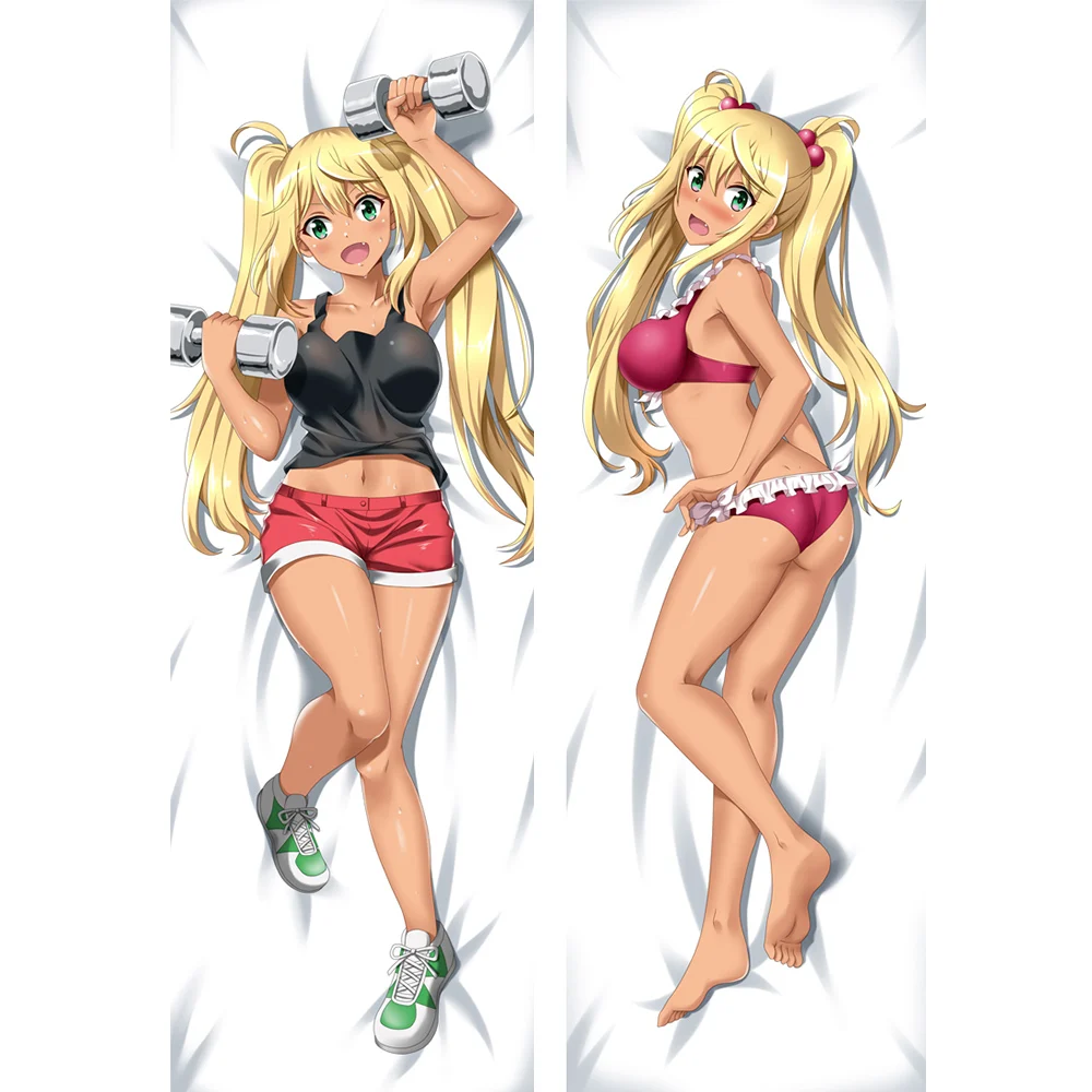 

MGF Hibiki Sakura Pillow Case How Heavy Are the Dumbbells You Lift Anime Dakimakura Sexy Girl Pillow Case Cover