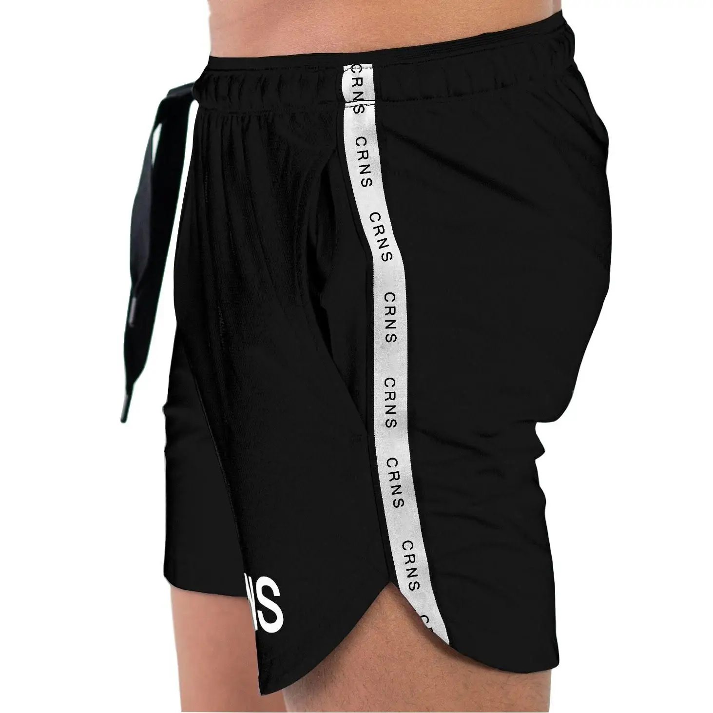 Быстросохнущая сетка дышащие шорты для спортзала мужские шорты для бега для активных тренировок шорты для бега с боковым буквенным принтом 4 цвета