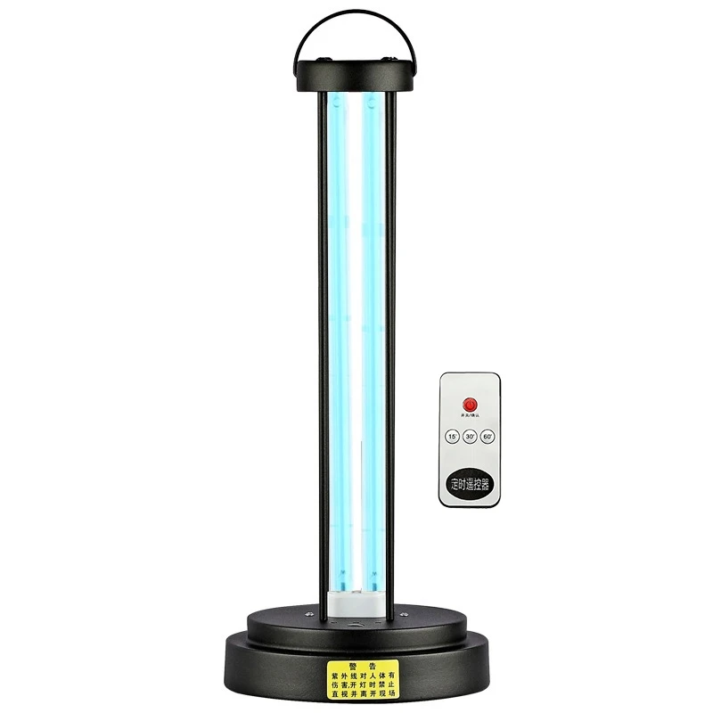 

Ultraviolet Disinfection Lamp, 36W Portable Ozone UV and Three-Segment Timer Remote Control Portable Household UVC Germicidal La