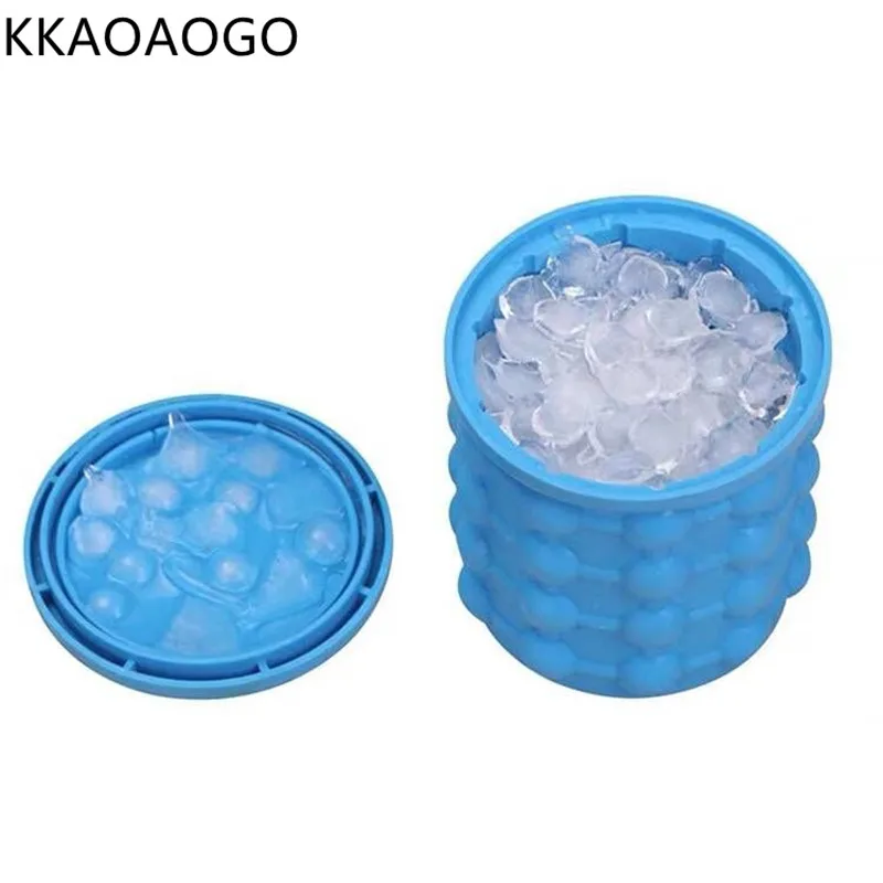 Большой forma de Silicone грудь для мороженого формы ведра с крышкой Экономия