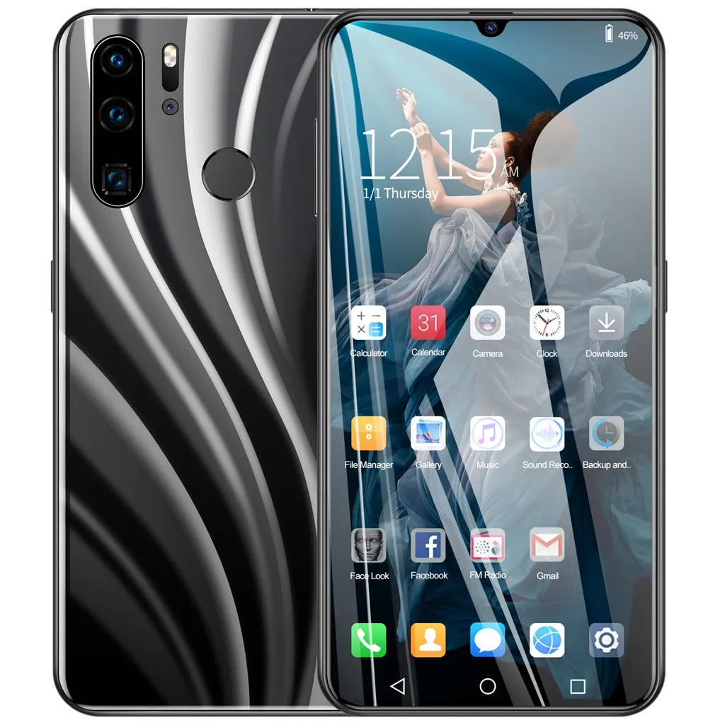 Лучшие продажи продуктов P40 PRO четырехъядерный 6,3 дюймов камера Android 6,1 1G+ 16G gps 3g звонок мобильный телефон AU поддержка дропшиппинг