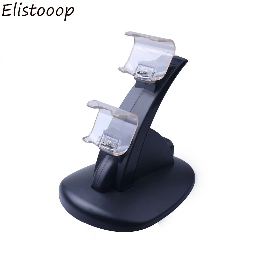 LED Dual Controller Charger + Micro USB charging Cable Charging Dock Station Stand for Sony Playstation 4 PS4 | Электроника