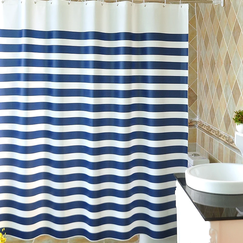 A Bathroom Shower Curtain Waterproof Anti-mold Shower Curtain Light Thick Cloth Toilet Closure Door Curtain Toilet Accessories - Цвет: A