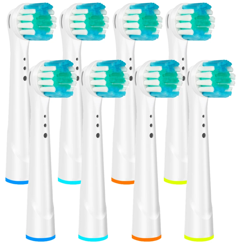Testine Di Ricambio Per Spazzolino Da Denti Da 8 Pezzi Compatibili Con Lo Spazzolino Elettrico Orale B Advance Power/Pro Health Testine Per Spazzolino