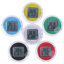 1 шт. Мини водонепроницаемый мотоцикл цифровой термометр водонепроницаемые часы интерьер автомобиля Часы инструменты Мотоцикл аксессуары