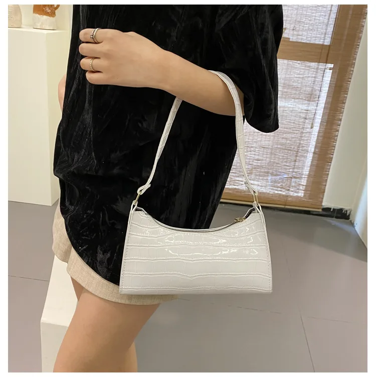 Casual Leather Women's Shoulder Bag Chain Leather Shoulder Bags Underarm  Handbags for Women Bags Sac A Main Femme Bolso Mujer shoulder bags for kid