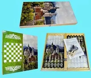 Нарды деревянные - Замок (40 см) | Спорт и развлечения