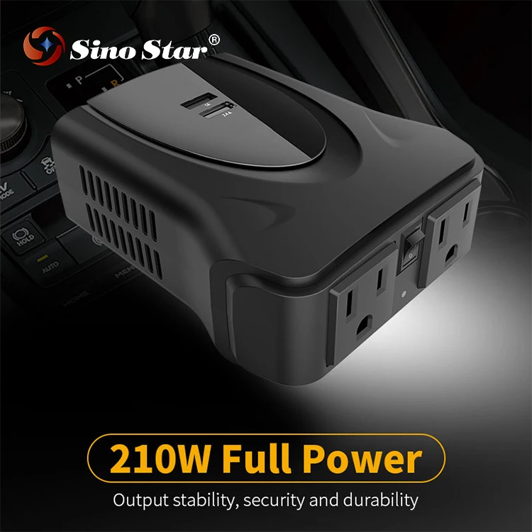 S-N2(GB) Высокое качество заводская цена DC 12V в AC 220V Авто Автомобильный домашний преобразователь инвертор с 2 USB