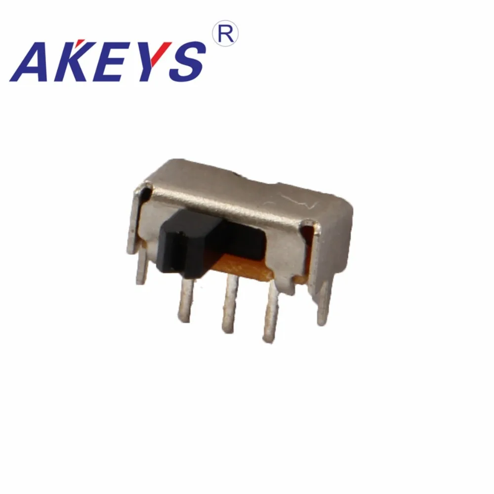 10PCS SK-12D11 1P2T Single pole double throw slide switch side insert type 3 pin with fixed | Обустройство дома