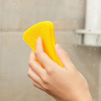 

3pcs Household Kitchen Clean Tool Non-stick Oil Household Brush Bowl 3 Color Cleaning Brush