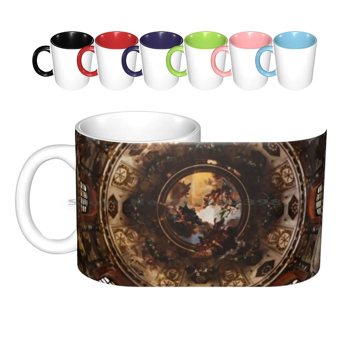 Renaissance Print Ceramic Mugs Coffee Cups Milk Tea Mug Renaissance Classic Classical Italian
