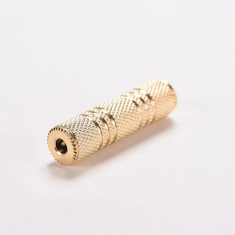 1 Pcs 3.5mm Jack Female to 3.5 mm Female Connector F/F Stereo Audio Adapter Headphone Jack Coupler Adaptor Connector car stereo audio signal cable audio cables