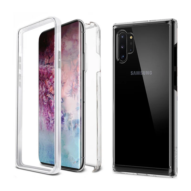 360 полный защитный чехол для samsung Note 10 Plus S10 S8 S9 A20E A70 A90 A50 A9 противоударный чехол Встроенный протектор экрана