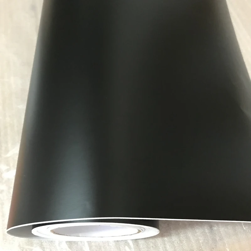 Cut Rate Adhesive Foil Viny-Film Car-Sticker Vehicle Satin Metallic Matte Black Bubble Air-Free 32874030308