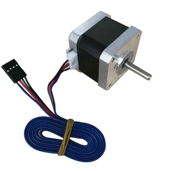 

Free shipping 42mm Nema17 Stepper Motor 42 motor Nema 17 motor 42BYGH 1.7A (17HS4401) motor 4-lead for 3D printer