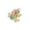 ZHUKOU 13.5x15mm exquisite crystal brass frog pendant for DIY women bracelet necklace jewelry Accessories model:VD510 ► Photo 3/6
