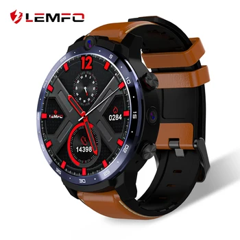 

LEMFO LEM12 2020 Newest Face ID 1.6 Inch Dual Camera LTE 4G Smart Watch Android 7.1 3GB 32GB 1800mah Battery Men Smartwatch