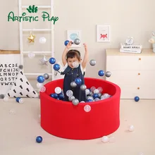 INS, бассейн с шариками океанов, детский забор, игровая игра, Крытый игрушечный бассейн, программное обеспечение, губка, сухой бассейн