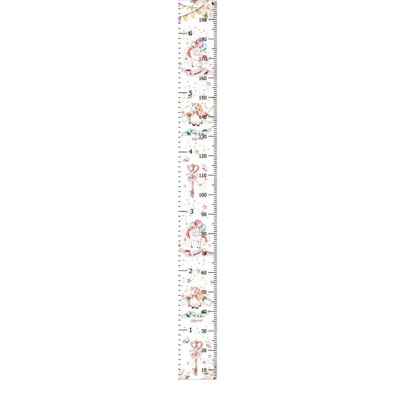 Детская линейка для роста, Таблица Размеров для роста, таблица для измерения роста, Настенная Наклейка для детской комнаты, украшение для дома - Цвет: 01