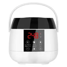 Интеллектуальный светодиодный дисплей восковой набор нагревателей удаление волос воск бобы аппликатор палочки ЕС