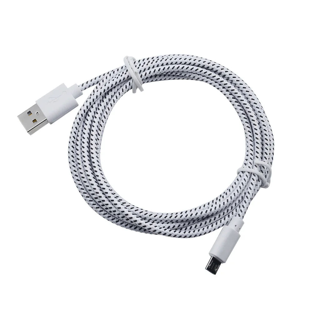 2.0 A Nylon Micro USB Cable Fast Charging Wire For Samsung Xiaomi Data Cable Mobile Phone Fast USB Charger Cable Android Cord fast charging cable for android Cables