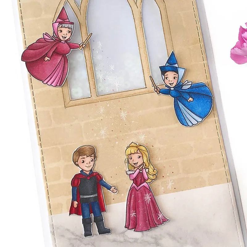 

JCarter Clear Rubber Stamps Scrapbook Prince Princess 2019 Stamp Silicone Seals Craft Stencil Album Card Make Decoration Sheet