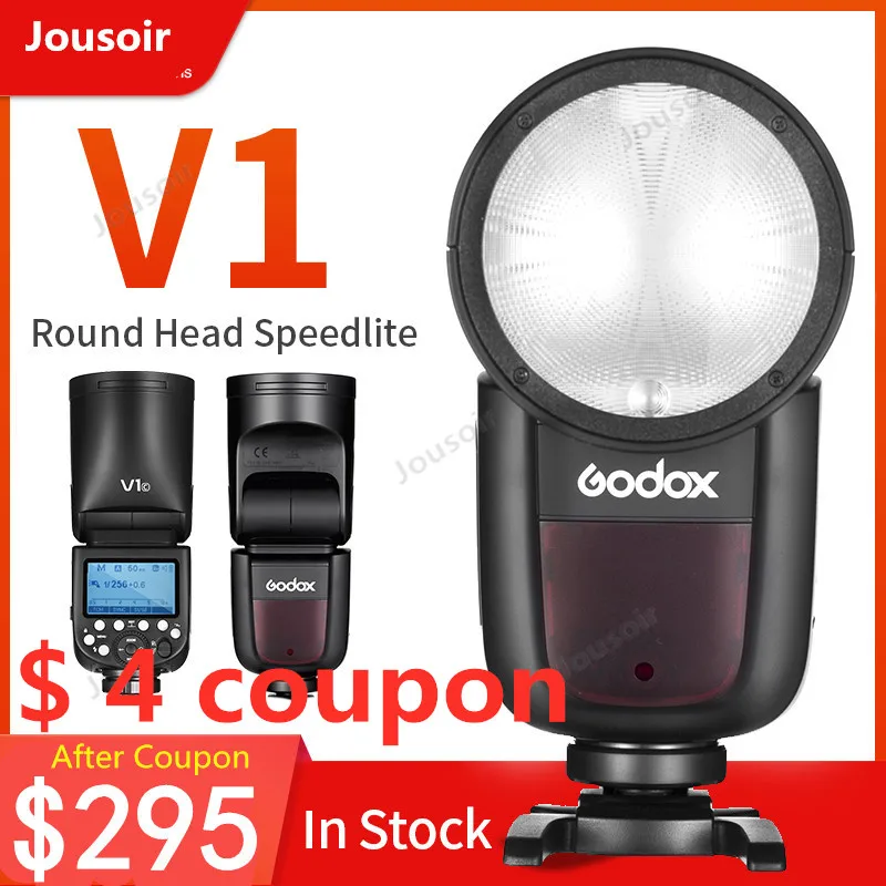 Godox V1 вспышка V1C V1N V1S V1F V1O TTL 1/8000s HSS литиевая батарея Speedlite для C N S O CD50 T03 Y |