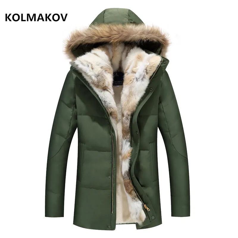 2019 Winter Parkas Men's and Women's  thicken Hooded Coats Fur Collar  high quality White Duck Down Jacket men black puffer Down Jackets