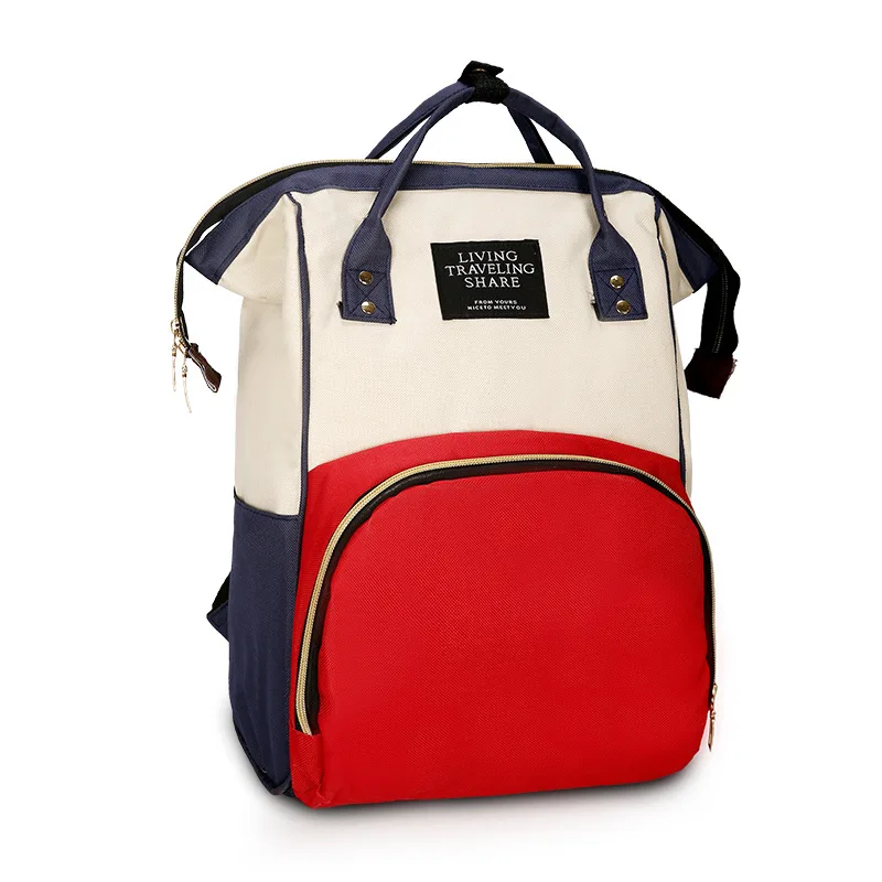 Рюкзак с перекрестной каймой, сумка для матери, многофункциональная сумка для кормления, shuang bei bao, сумка для беременных женщин, студенческий блокнот