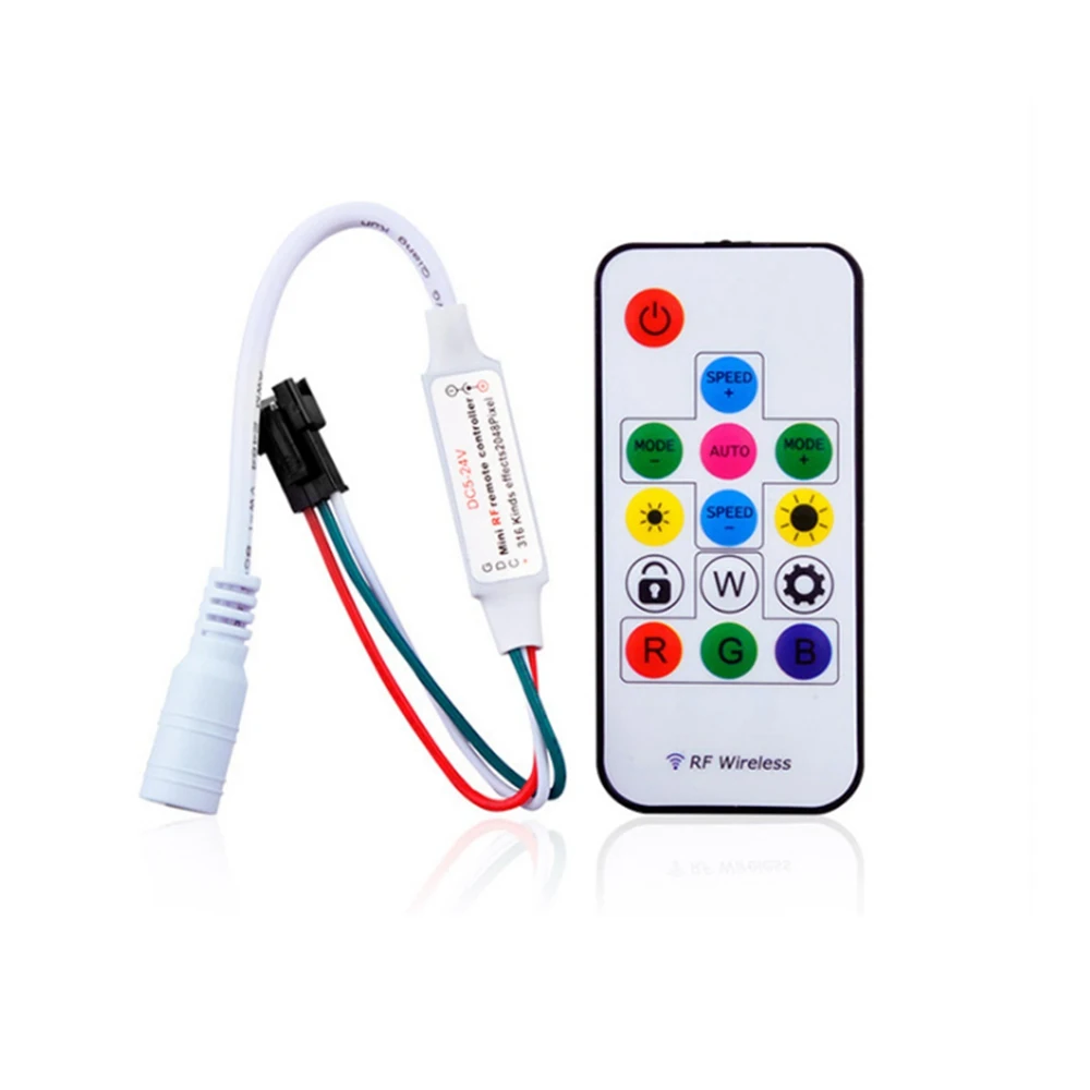 Bluetooth музыка Wifi RGB контроллер светодиодной ленты для WS2812B WS2811 SK6812 UCS1903 LPD6803 WS2801