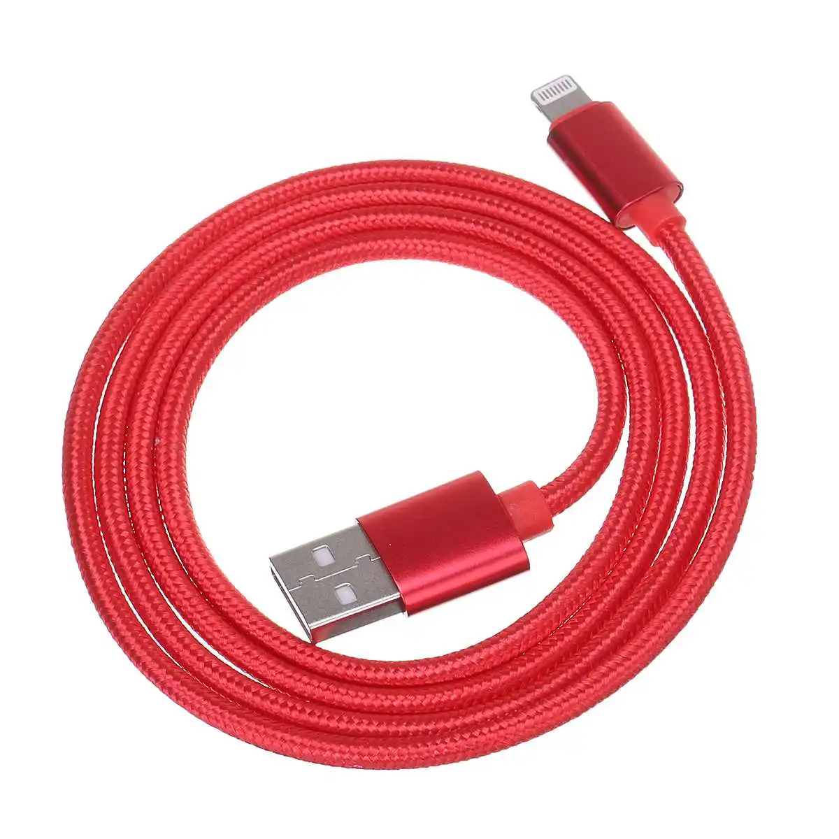 3.1A Быстрая зарядка usb-кабель для iPhone XS Max XR X 8 7 6 6S 5 5s iPad Шнур кабель для мобильного телефона кабель для быстрой зарядки данных - Цвет: Красный