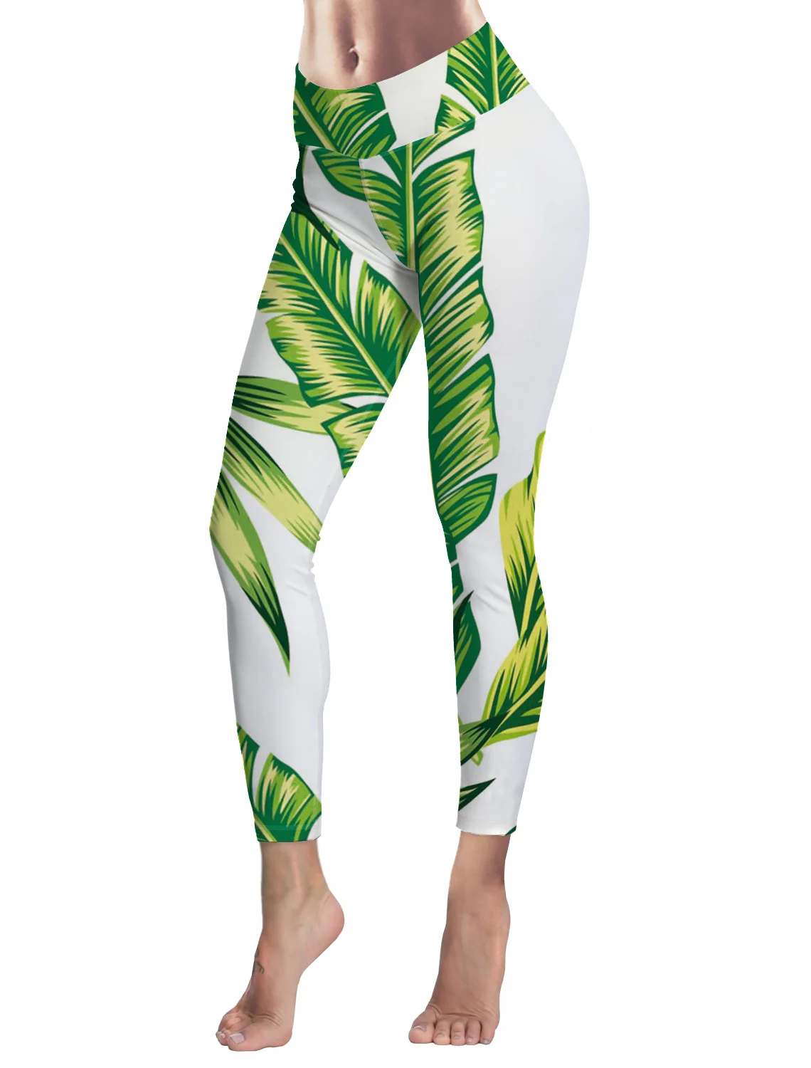 patrocinador molestarse hasta ahora Banana Leaf verde blanco Fresh Fitness Leggings Mujer entrenamiento  pantalones Legging moda culturismo Jeggings Mujer Pantalones - AliExpress  Ropa de mujer