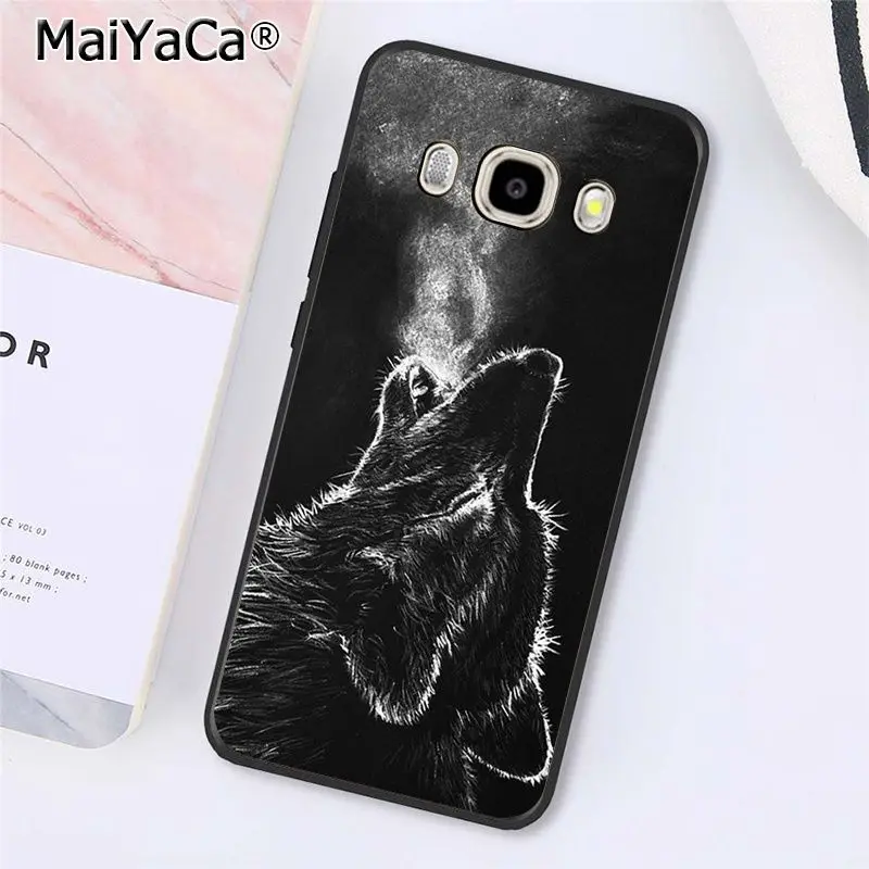 A6 MaiYaCa сердитое животное волк лицо чехол для телефона задняя крышка для samsung Galaxy J7 J6 J8 J4 J4Plus J7 DUO J7NEO J2 J5 Prime - Цвет: A6